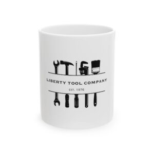 Liberty Tool Company 5 Tools Ceramic Mug, (11oz, 15oz)
