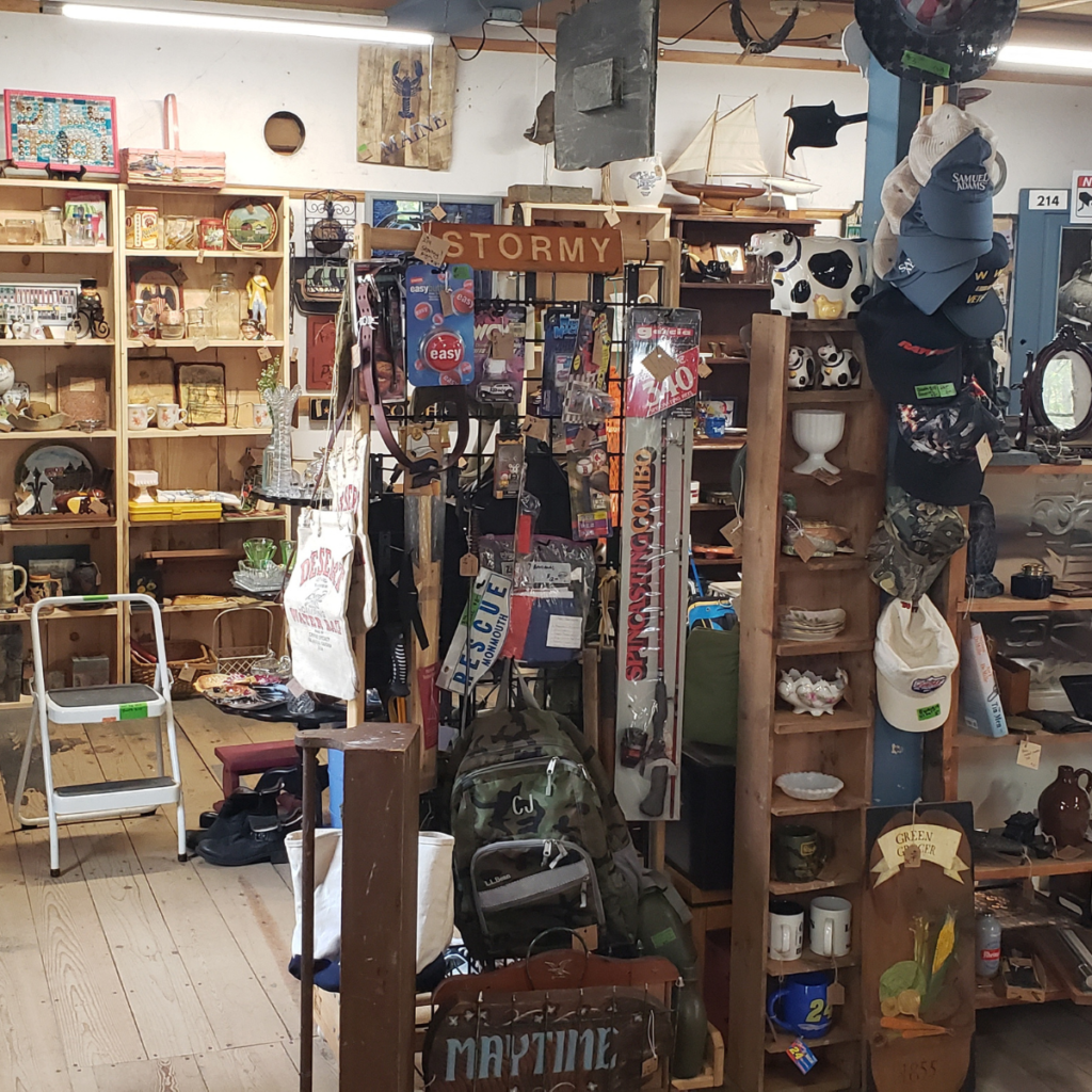 Antiques and vintage items at Liberty Tool Company Maine